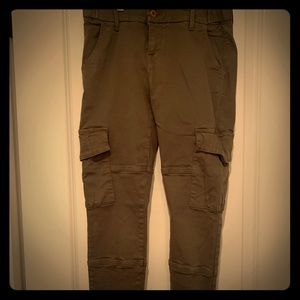 Skinny Luxe NSF cargo pants army green